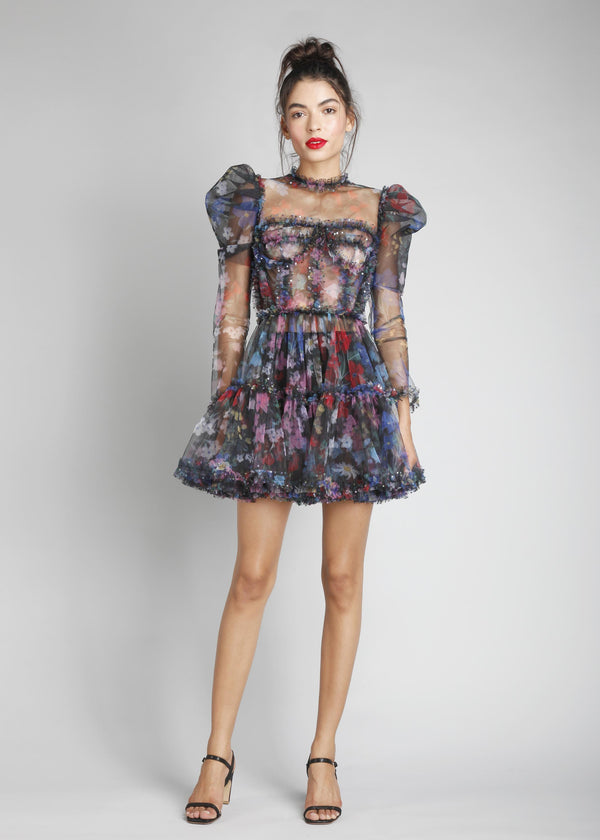 Corseted Mini Dress